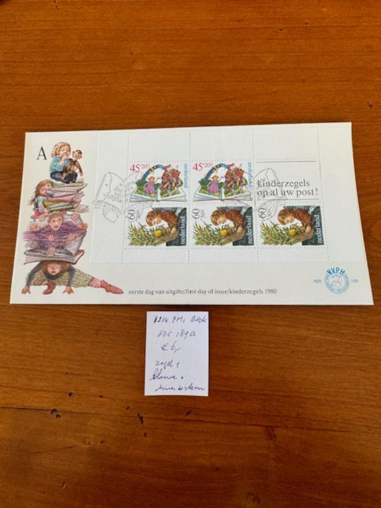 Plaatfout fdc 189a 1214 PM1, Postzegels en Munten, Postzegels | Nederland, Gestempeld, Na 1940, Verzenden