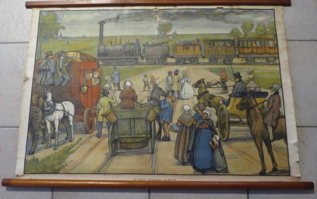Oude schoolrolkaart, Enlèvement