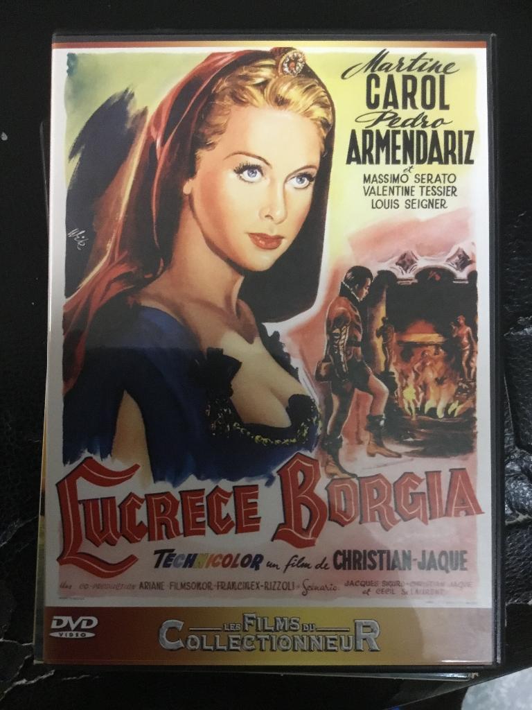 Dvd Lucrèce Borgia Martine Carol, Cd's en Dvd's, Ophalen of Verzenden, Zo goed als nieuw