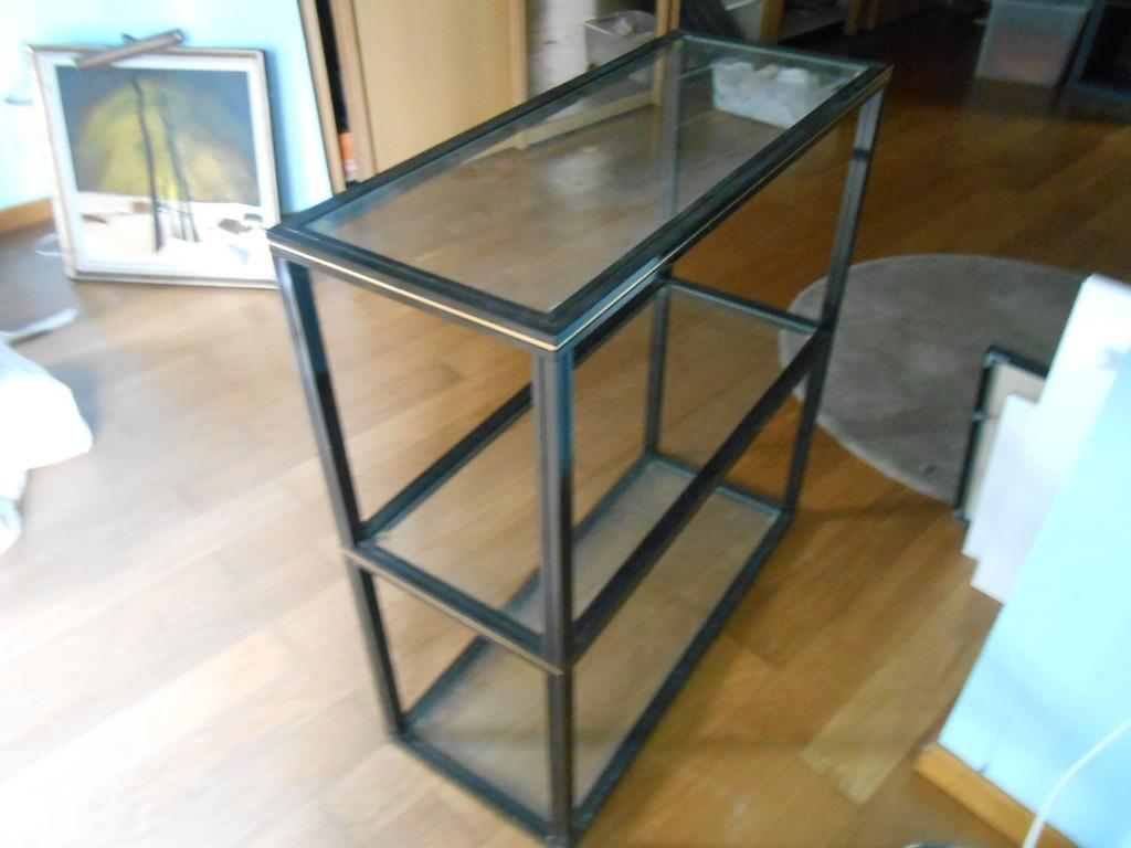 GLAZEN LEGKAST  PERFETE STAAT  3 LAAGS 100CM HOOG  100euro, Huis en Inrichting, Ophalen, Gebruikt, 50 tot 100 cm, Glas