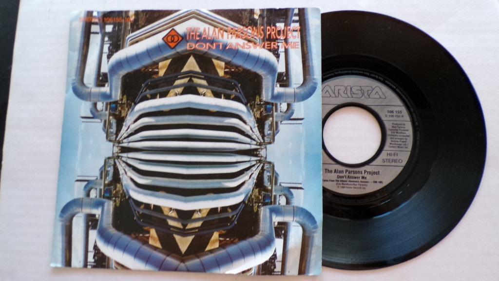 ALAN PARSONS PROJECT - Don't answer me (45t), 7 inch, Single, Ophalen of Verzenden, Zo goed als nieuw