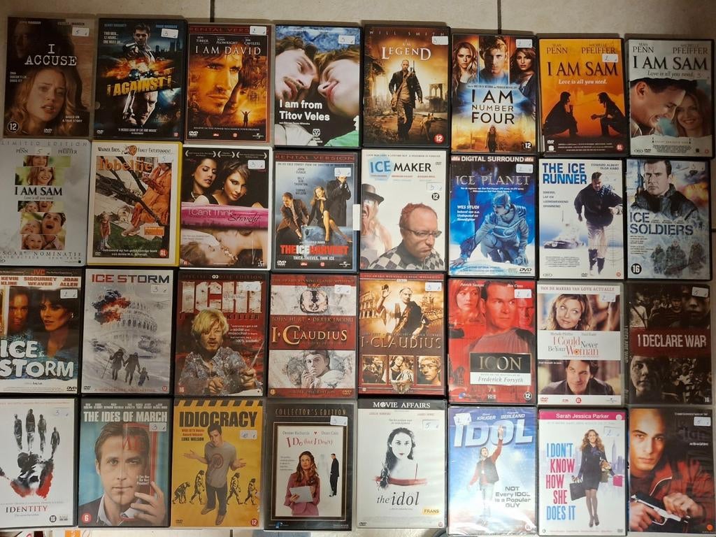 I : dvd's aan verschillende prijzen, Ophalen of Verzenden