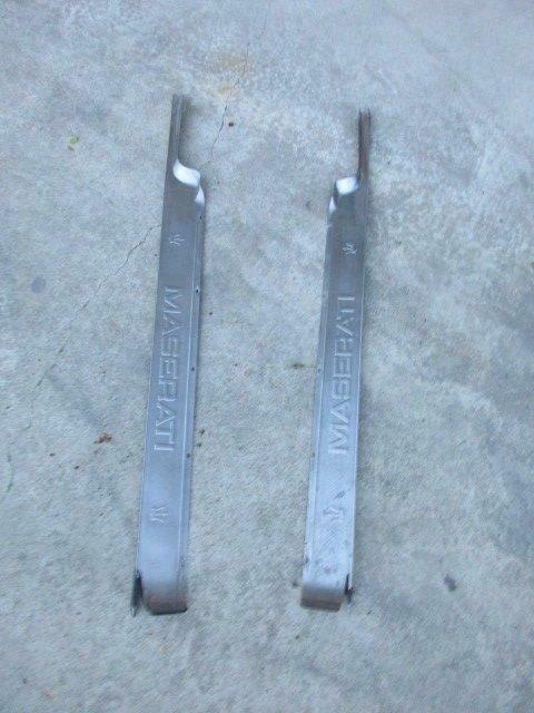 Couvre seuils chrome pour Maserati Biturbo, Enlèvement ou Envoi, Utilisé, Maserati