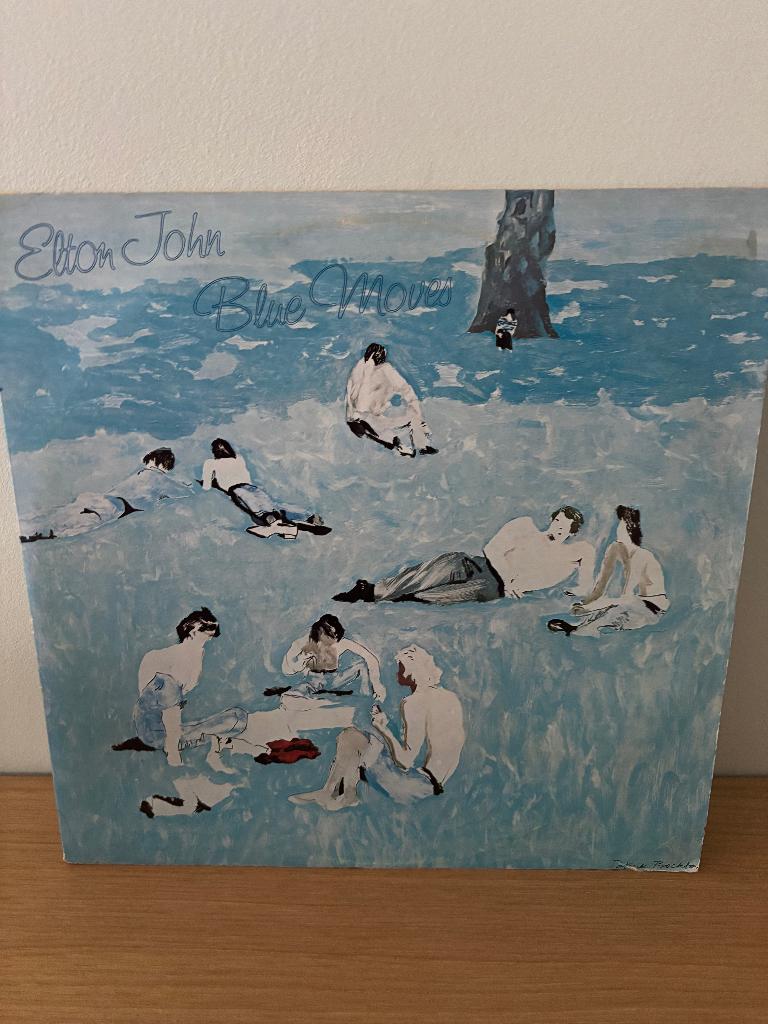 LP - Elton John - blue moves, Ophalen of Verzenden, Gebruikt, 12 inch, Poprock