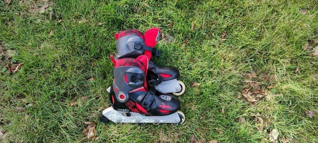 Handig verstelbare skeelers rolschaatsen 34-36 inline skates, Sport en Fitness, Ophalen of Verzenden, Gebruikt, Overige merken