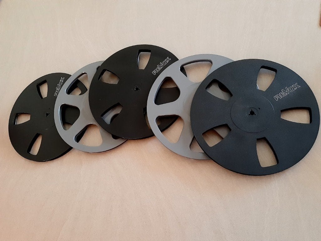 REVOX 26cm kunststofspoelen in perefecte staat, Audio, Tv en Foto, Bandrecorder, Ophalen of Verzenden