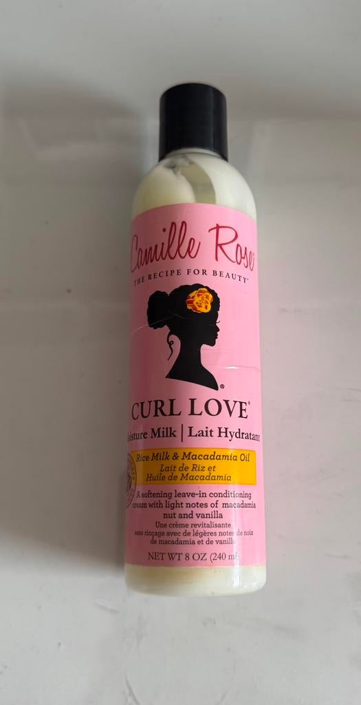 CAMILLE ROSE - curl love moisture milk, Handtassen en Accessoires, Uiterlijk | Haarverzorging, Ophalen of Verzenden, Gebruikt