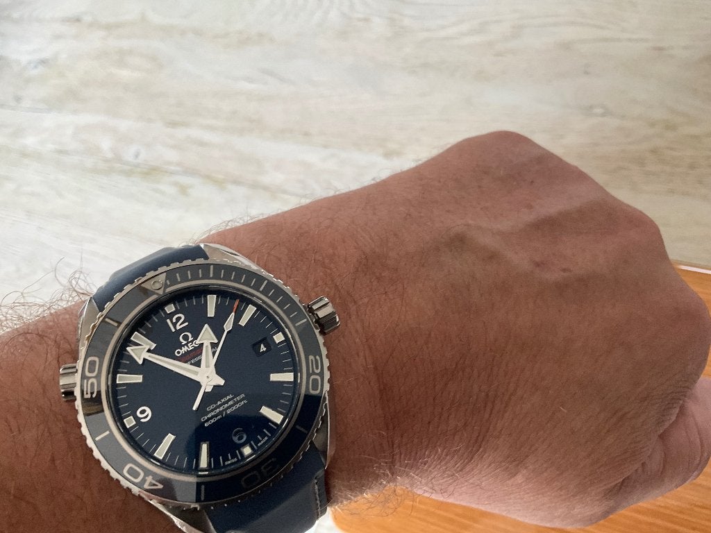 Omega Seamaster planet ocean, Handtassen en Accessoires, Ophalen, Overige materialen, Polshorloge, Overige materialen