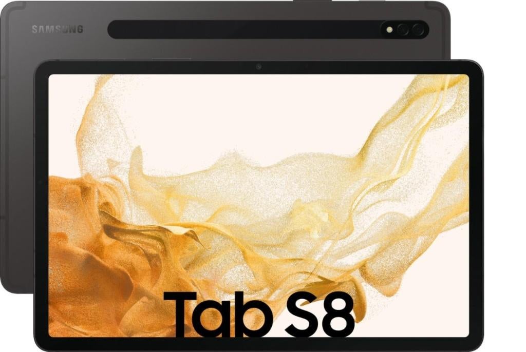 Samsung Tab S8 - Rugged Case - Glas Protector, Computers en Software, Android Tablets, Ophalen, Zo goed als nieuw, S8, Samsung galaxy tablet