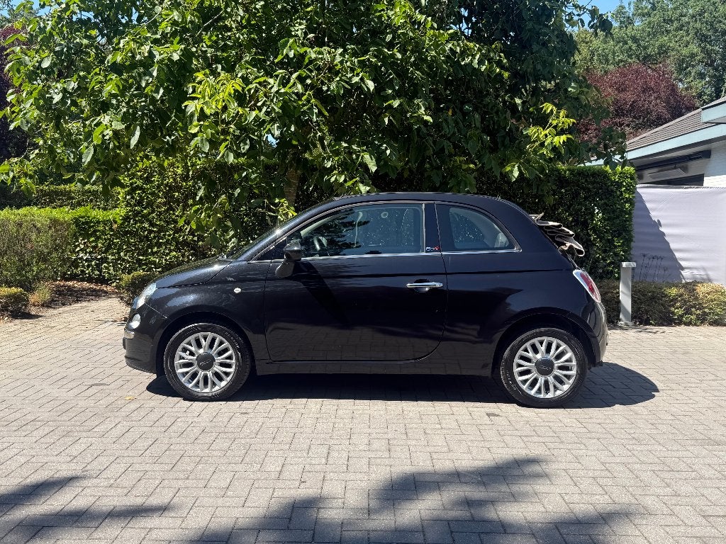 Fiat 500C – 97.681 km – Apple CarPlay –Distributie vervangen, Voorwielaandrijving, 4 cilinders, Cabriolet, Leder en Stof
