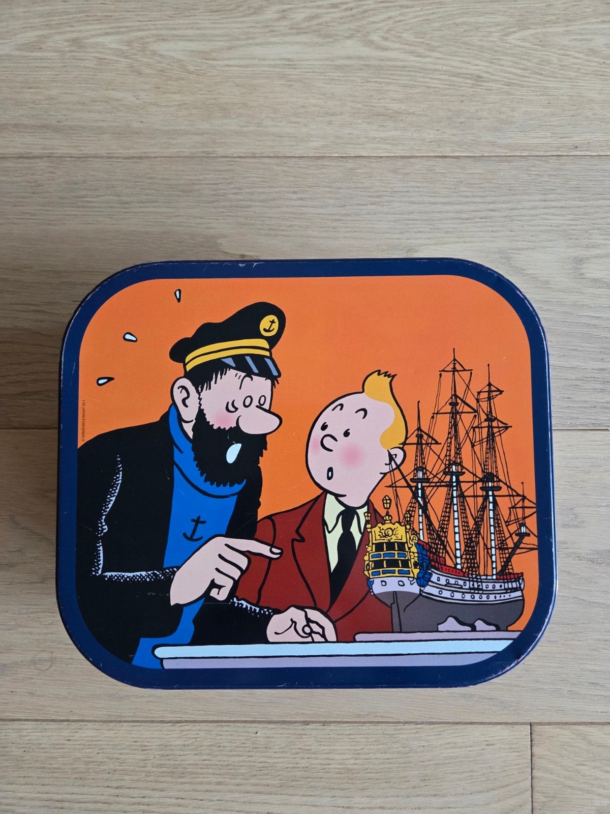 Pot à biscuits Tintin thème maritime, Collections, Enlèvement ou Envoi