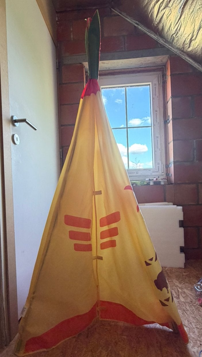 Indianen tent, Ophalen, Zo goed als nieuw