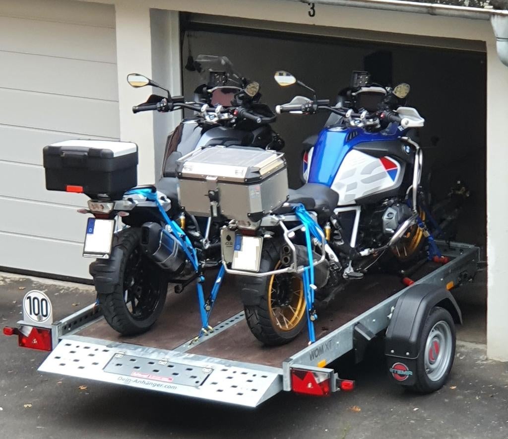 aanhangwagen motor, Ophalen, Gebruikt