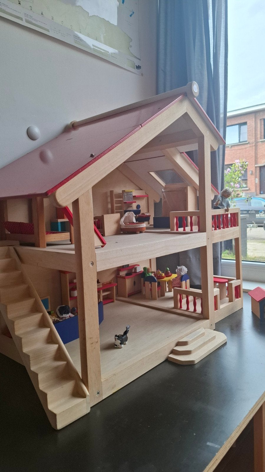 Pintoy poppenhuis, Kinderen en Baby's, Ophalen, Poppenhuis