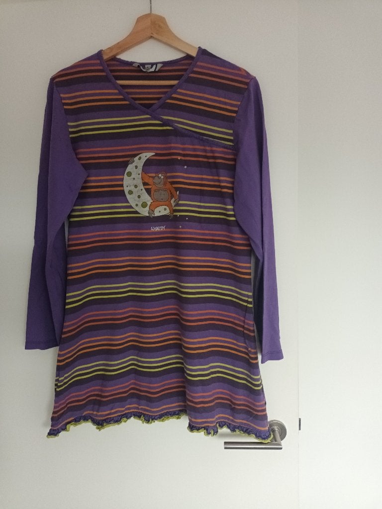 Slaapkledij woody maat L, Kleding | Dames, Pyjama's, Woody, Ophalen, Gedragen, Maat 42/44 (L)