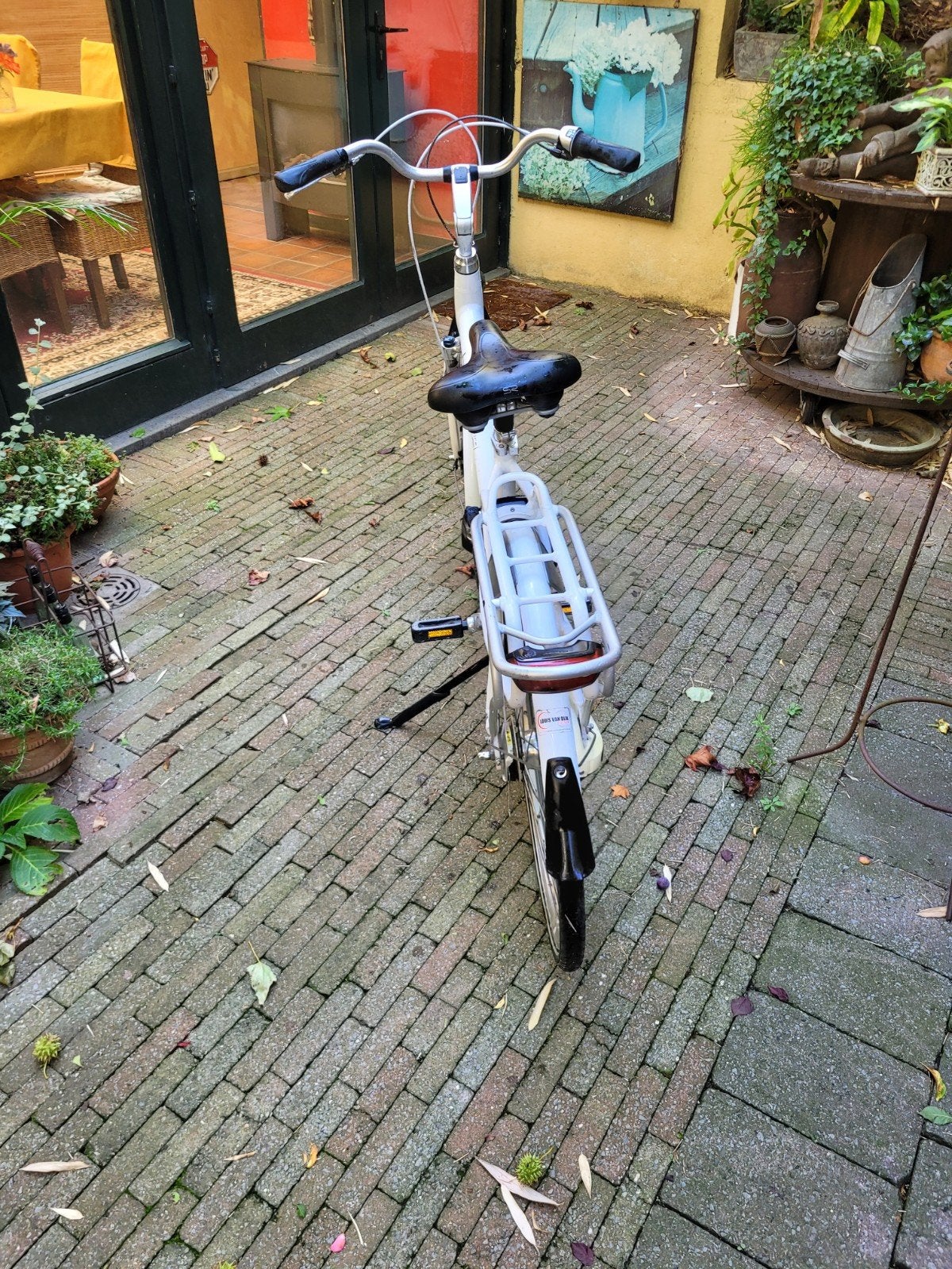 Damesfiets Batavus Mambo, Ophalen