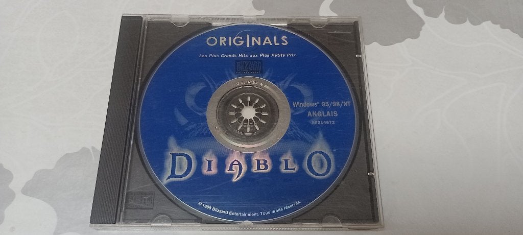 Diablo 1 PC Originals CD-ROM Blizzard Retrogaming-spel, Games en Spelcomputers, Ophalen of Verzenden