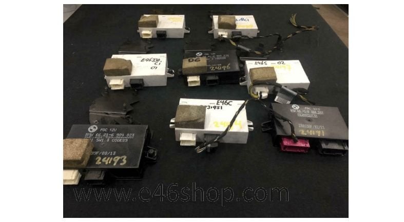 PDC module s voor BMW E46 sedan coupe touring cabrio, Autos : Pièces & Accessoires, Électronique & Câbles, BMW, Utilisé, Enlèvement ou Envoi