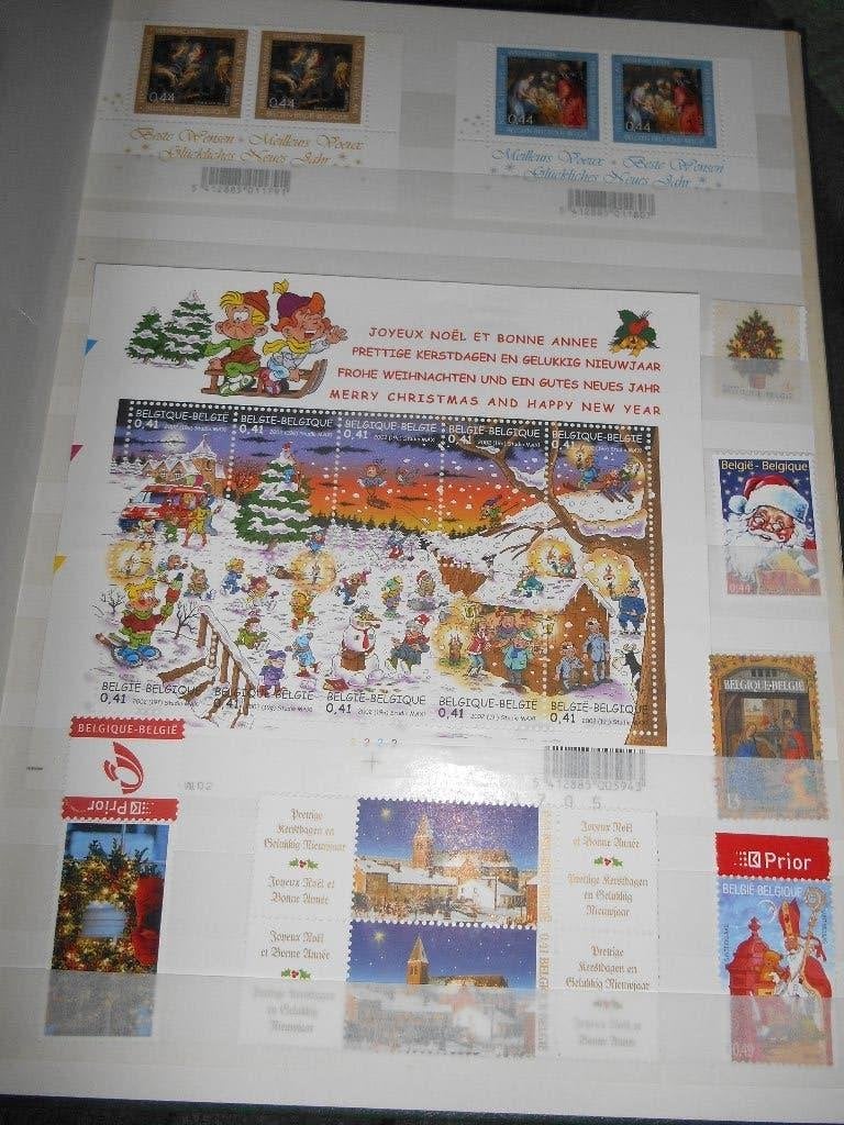 Timbres Belge + feuillet sur Noël, Timbres & Monnaies, Timbres | Europe | Belgique, Enlèvement ou Envoi, Noël