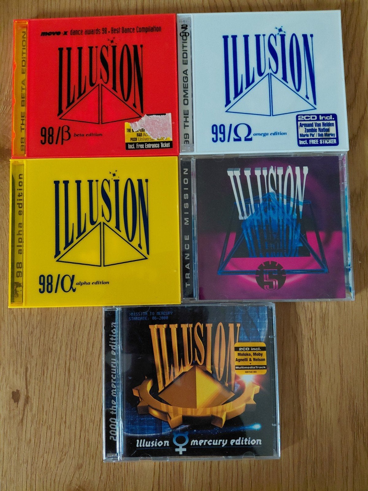 Illusion cds, CD & DVD, CD | Dance & House, Enlèvement ou Envoi, Dance