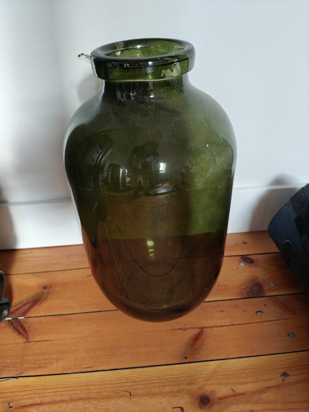 Groene vaas, Huis en Inrichting, Woonaccessoires | Vazen, Ophalen