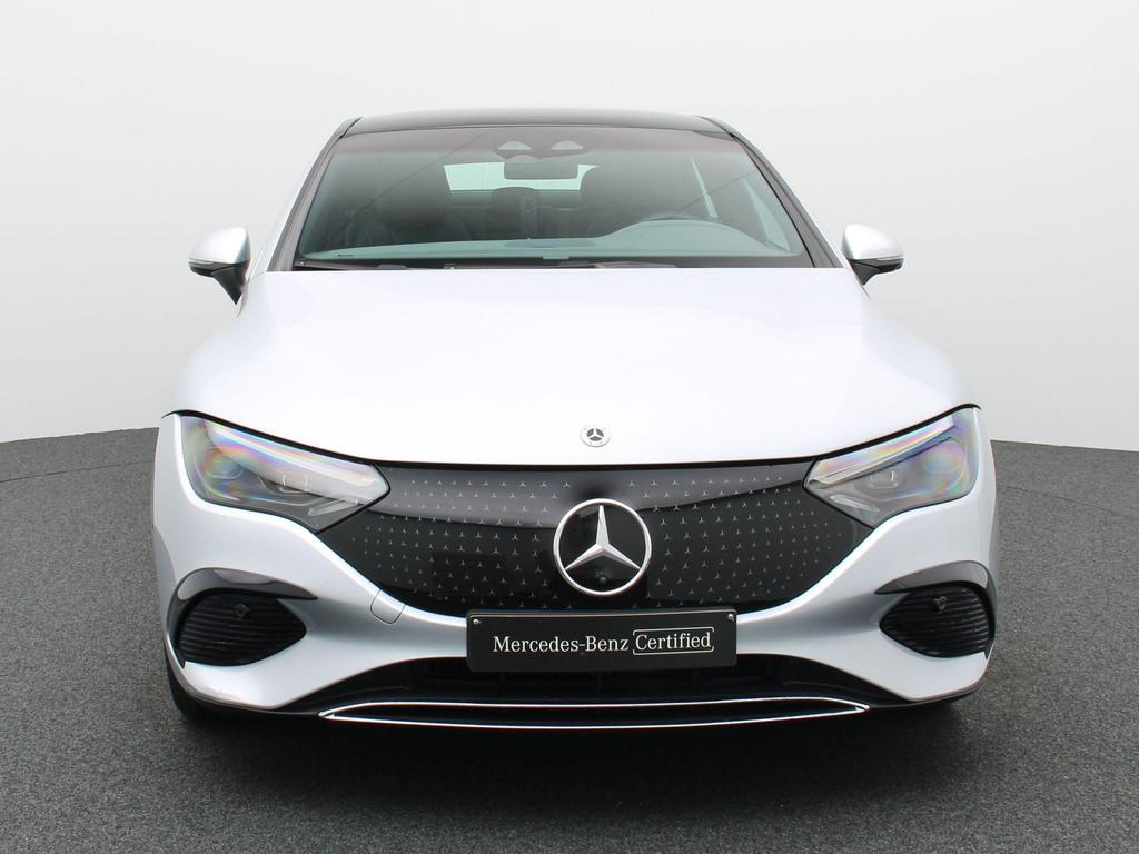 Mercedes-Benz EQE 350 4MATIC Luxury Line + LEDER + BURMESTER, Noir, 96 kWh, 2475 kg, Tissu