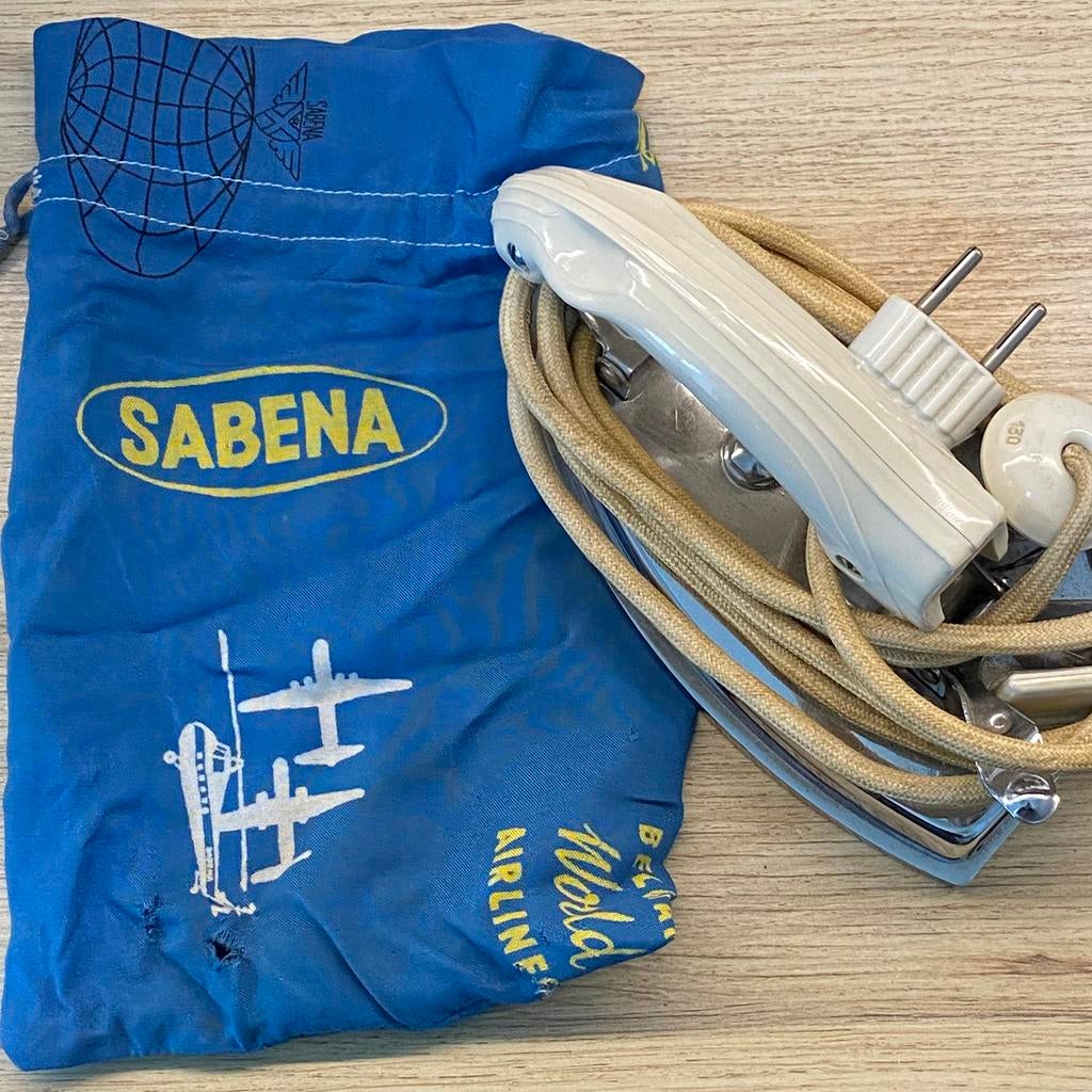 Sabena strijkijzer, Verzamelen, Sabenasouvenirs, Ophalen of Verzenden, Zo goed als nieuw