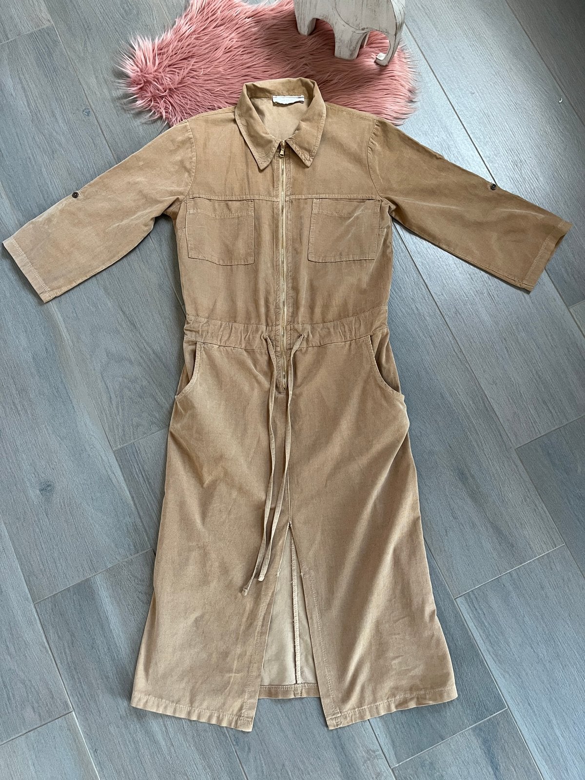Robe beige, Enlèvement ou Envoi, Comme neuf, Taille 34 (XS) ou plus petite, Beige