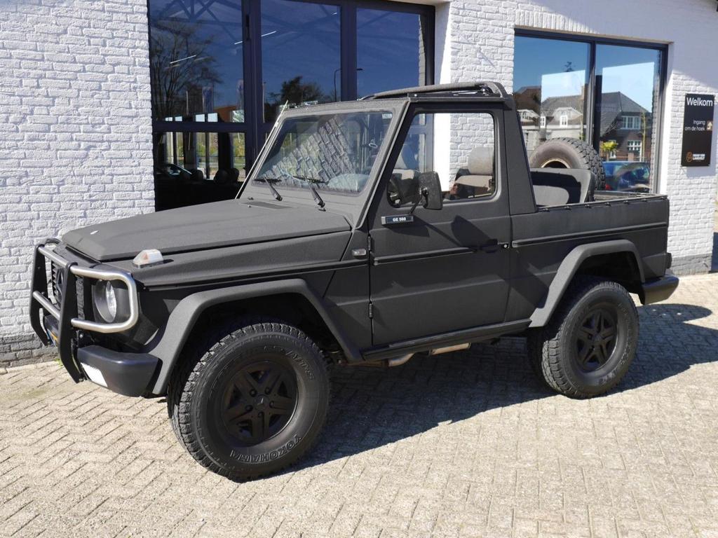 Mercedes-Benz G-klasse 560 GE V8 Cabrio Belastingvrij, Automaat, Cabriolet, Zwart, Bedrijf