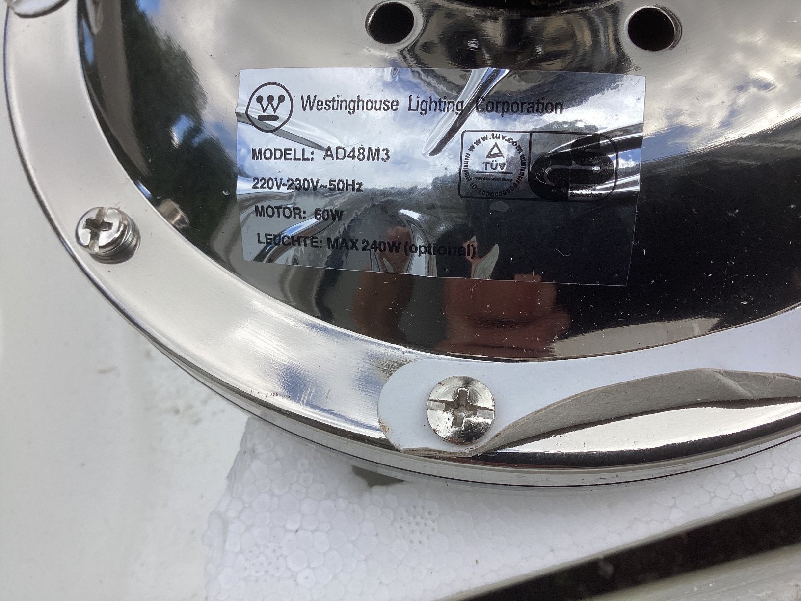 Ventilator voor plafond, Ophalen, Nieuw, Ventilator