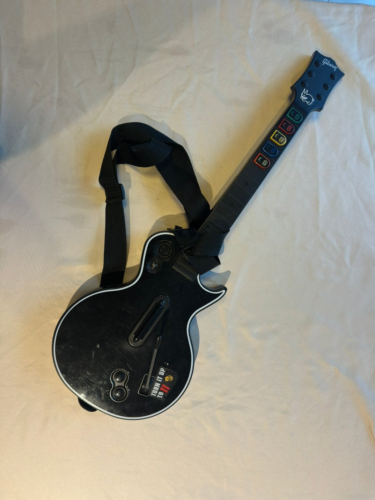 Guitar Hero Gibson Les Paul gitaar PS3 met Dongle, Ophalen, Zo goed als nieuw