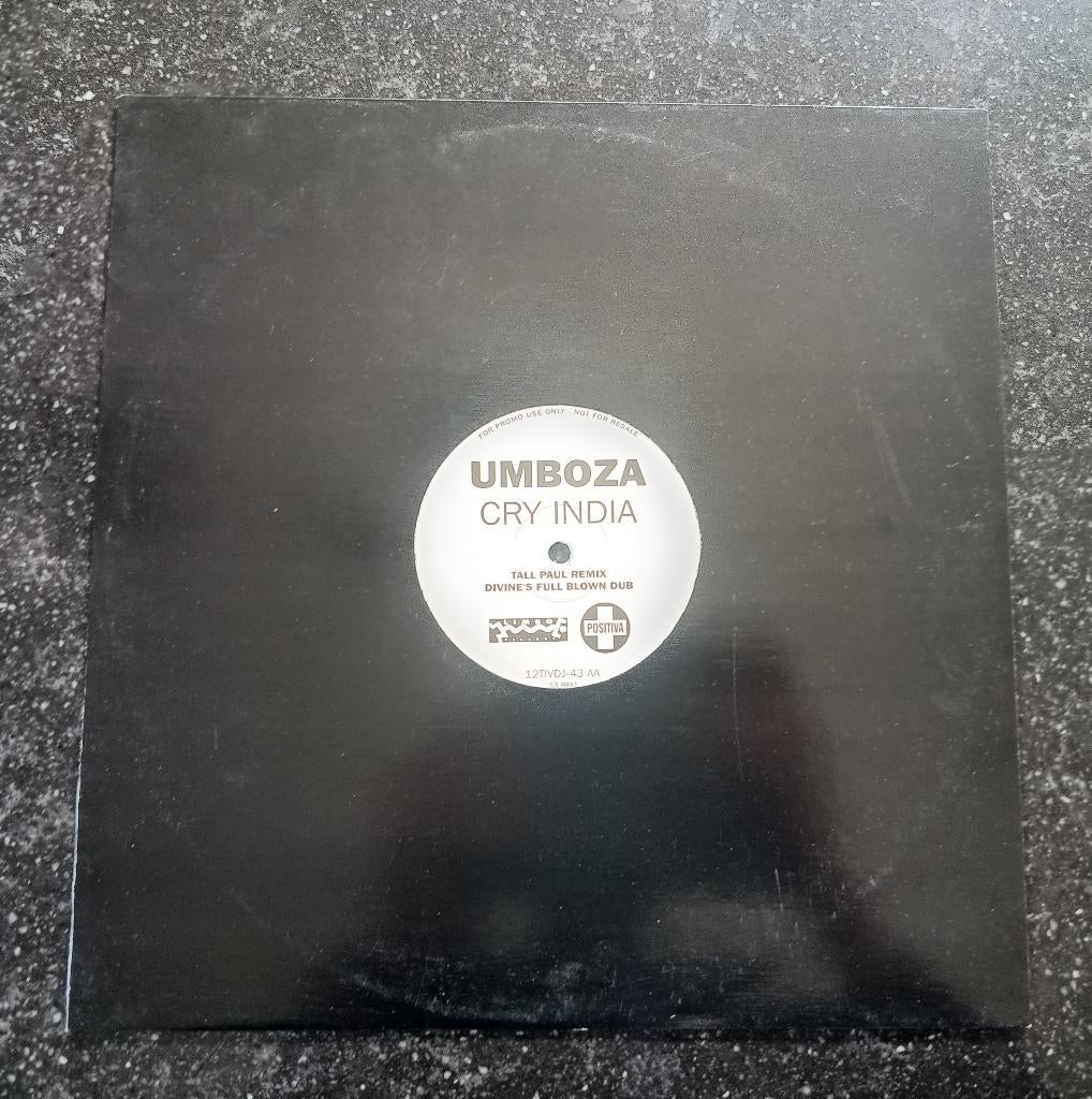 Umboza - Cry India (mixes), Gebruikt, 1990 - 1999, Maxi-single, Dance