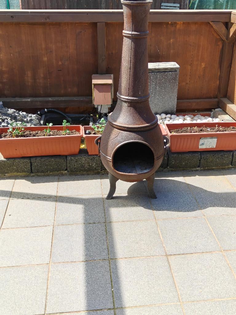 Vuurkorf, Tuin en Terras, Ophalen, Gebruikt, Vuurkorf