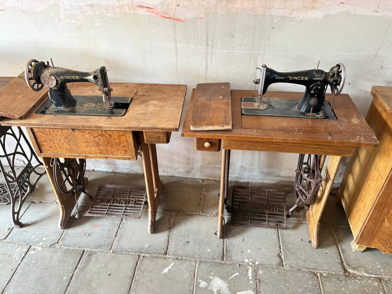 Te koop 6 oude stikmachines, Antiek en Kunst, Ophalen