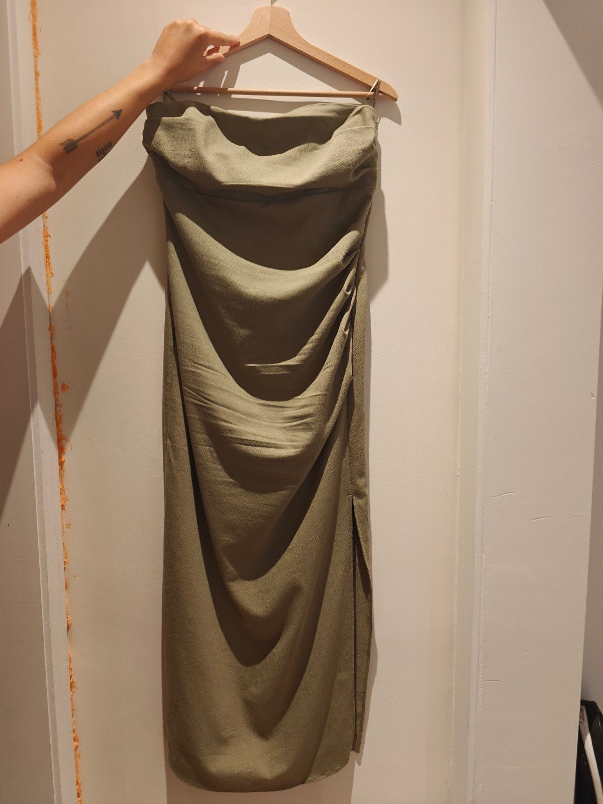 Dames jurk, Kleding | Dames, Ophalen, Maat 42/44 (L), Zo goed als nieuw, Groen