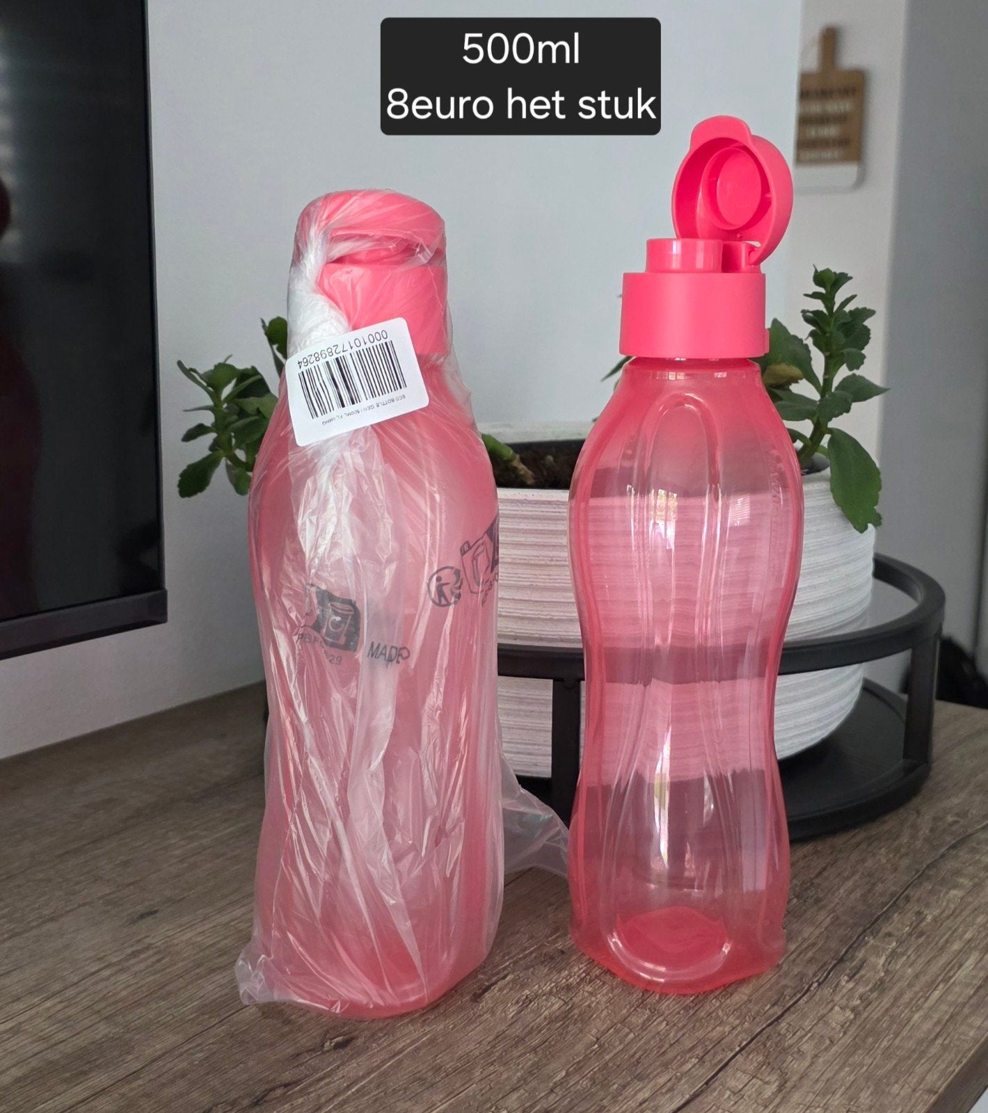 Tupperware fles 500ml 8euro Nieuw, Ophalen of Verzenden
