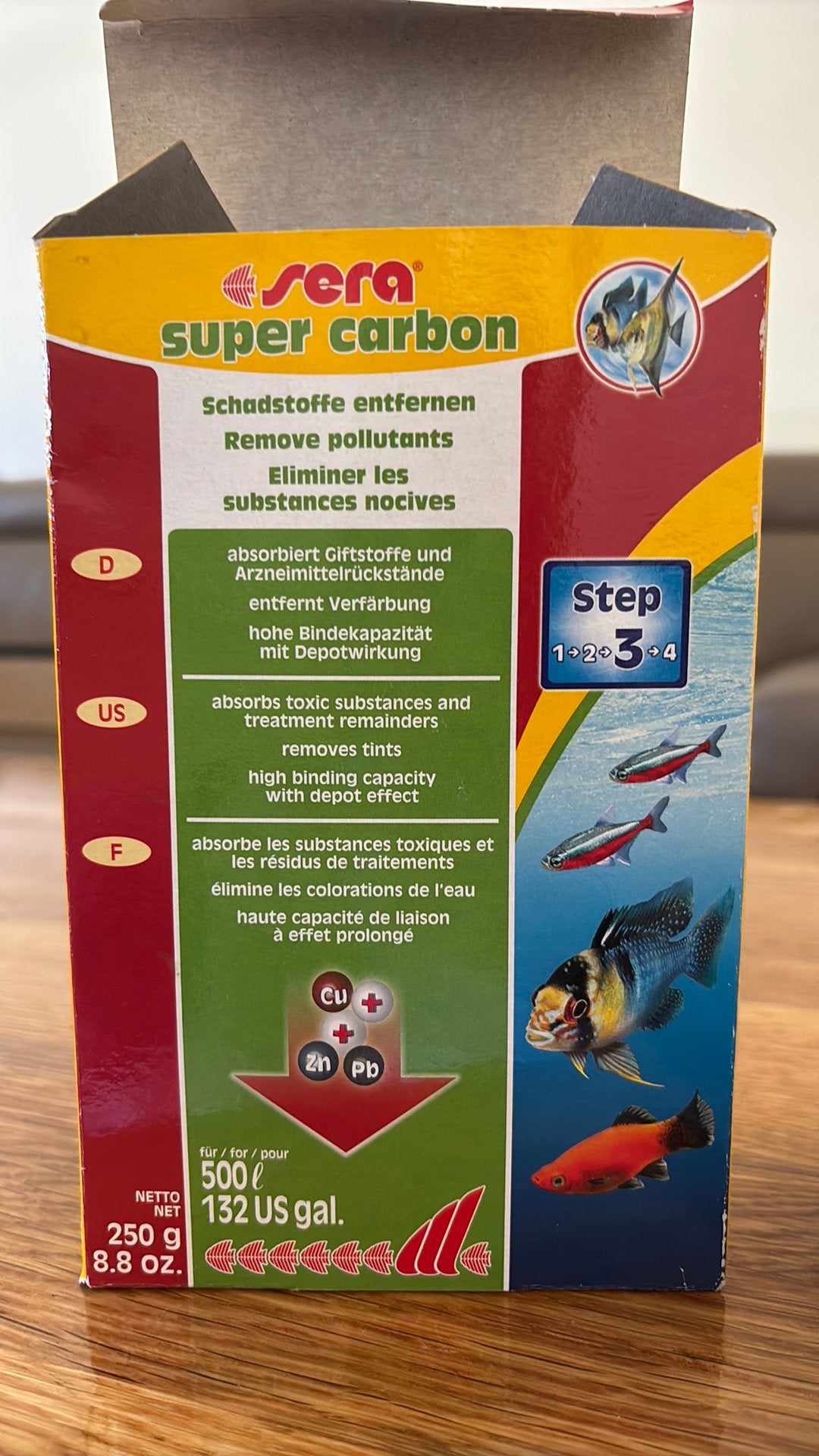 SERA super carbon 250g, Enlèvement, Comme neuf, Filter, Sera