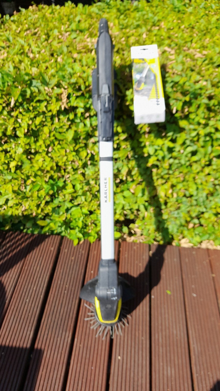 Karcher,  accu onkruidverwijderaar, Ophalen