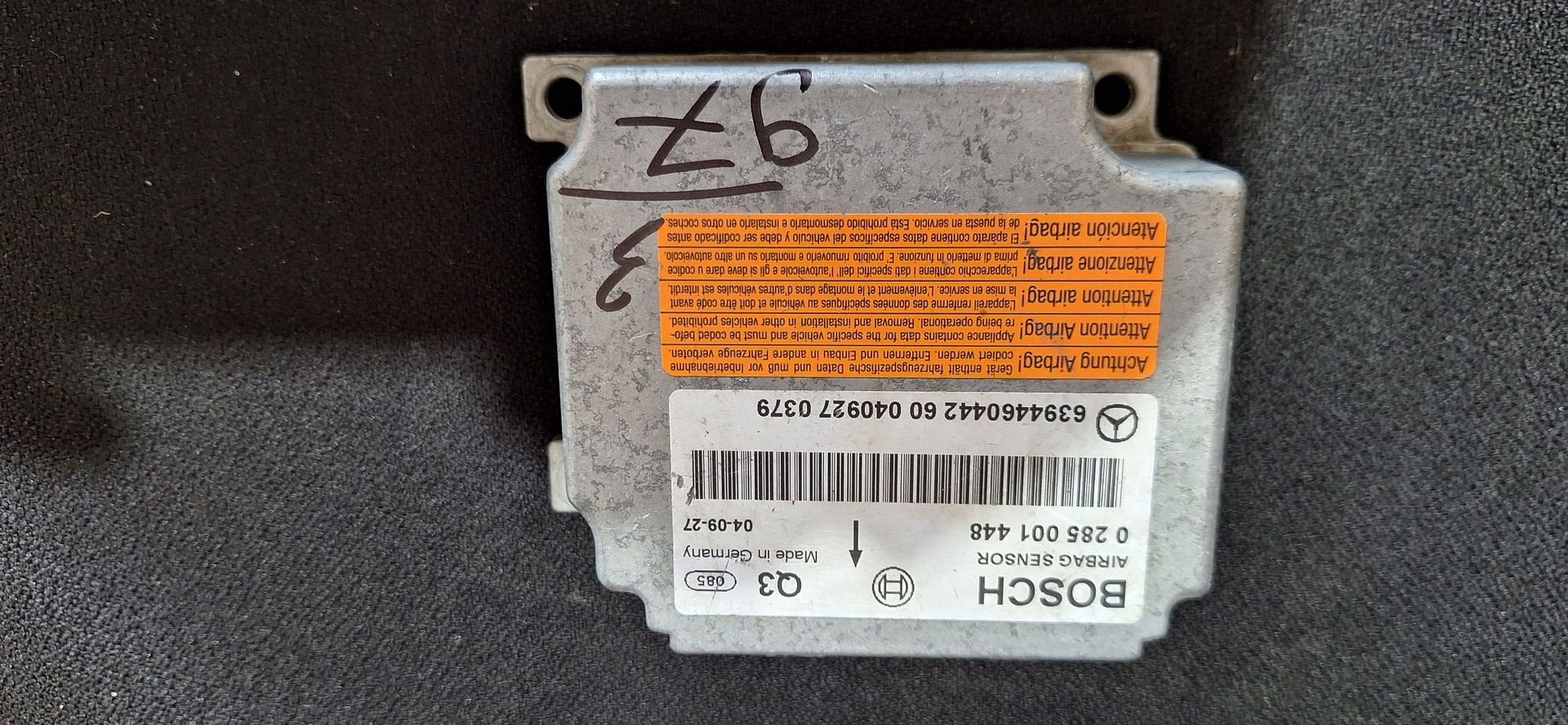 Originele Airbag Stuurmodule Computer Mercedes Vito Viano W6, Utilisé, -, -, Enlèvement ou Envoi