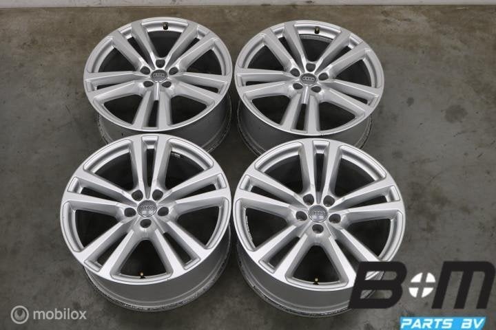 ORIGINEEL! 20 inch velgen Audi Q7 4M! 4M0601025H, Auto-onderdelen, Gebruikt, Velg(en)