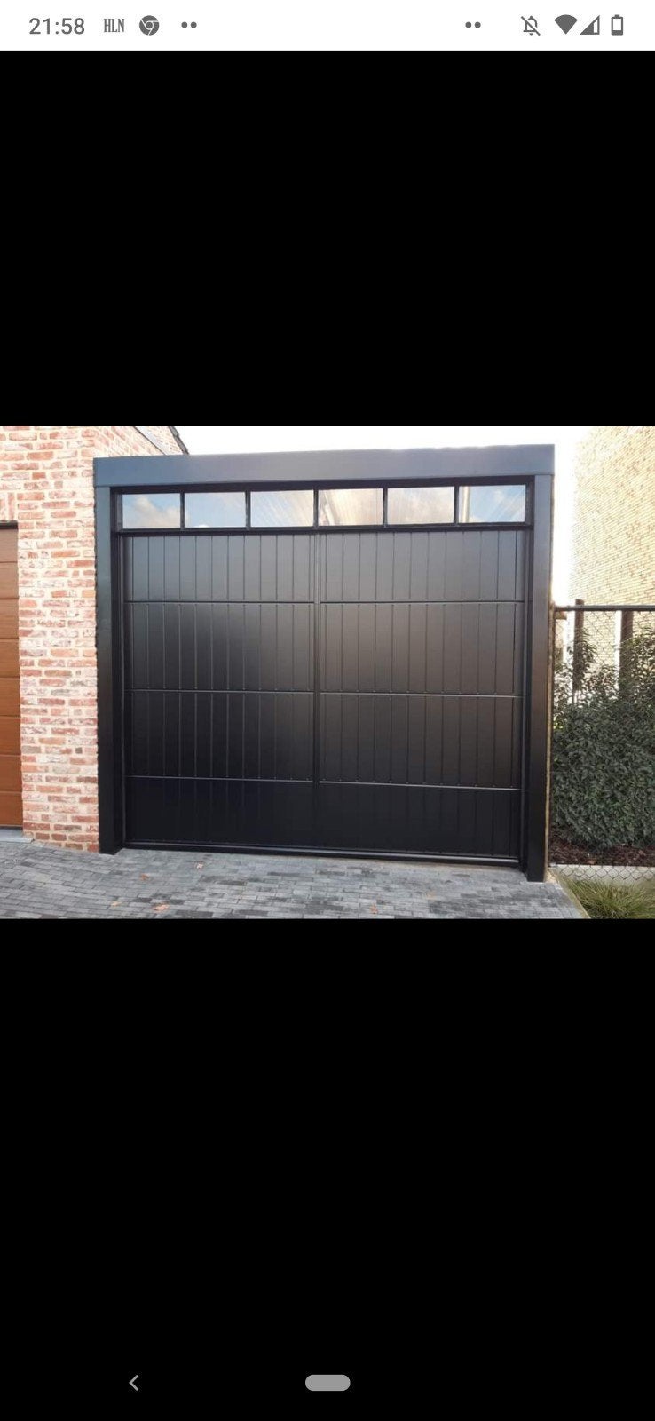 Garagepoort in pastorijstijl, Doe-het-zelf en Bouw, Ophalen, Hout
