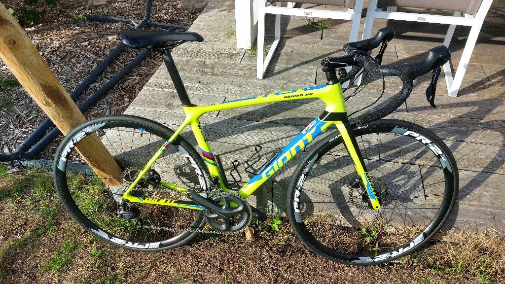 Giant TCR Advanced 1 Disc Carbon maat M, Giant, Enlèvement, 28 pouces, Frein à disque