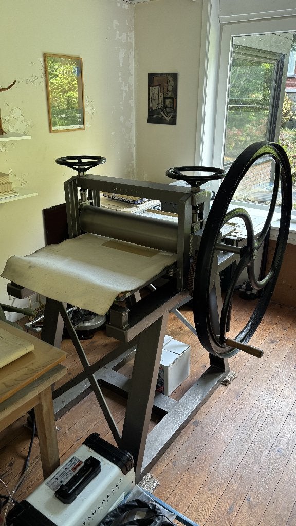 Presse à graver et à imprimer Vansteenlandt, Antiquités & Art, Enlèvement
