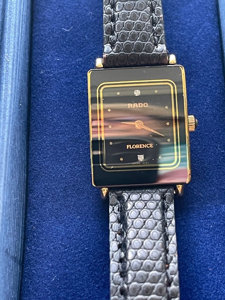 MONTRE-BRACELET FEMME RADO - VINTAGE - 1990, Enlèvement ou Envoi, Or, Montre-bracelet, Or