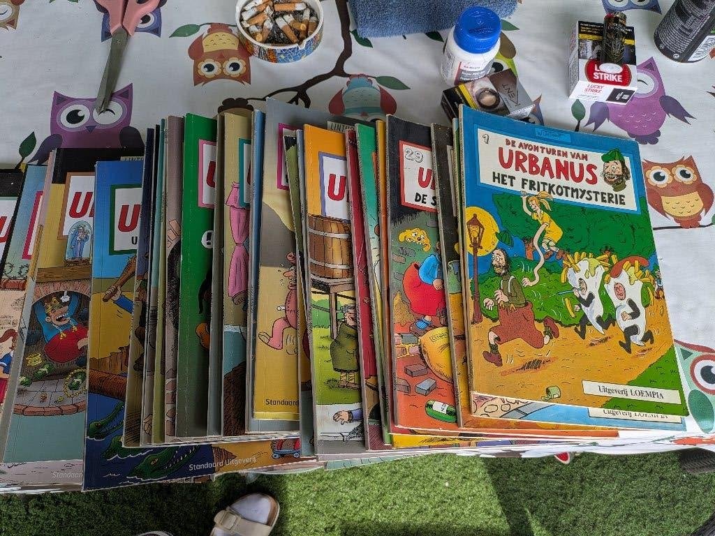 Urbanus strips, Meerdere stripboeken, Ophalen, Gelezen, Linthout en Urbanus