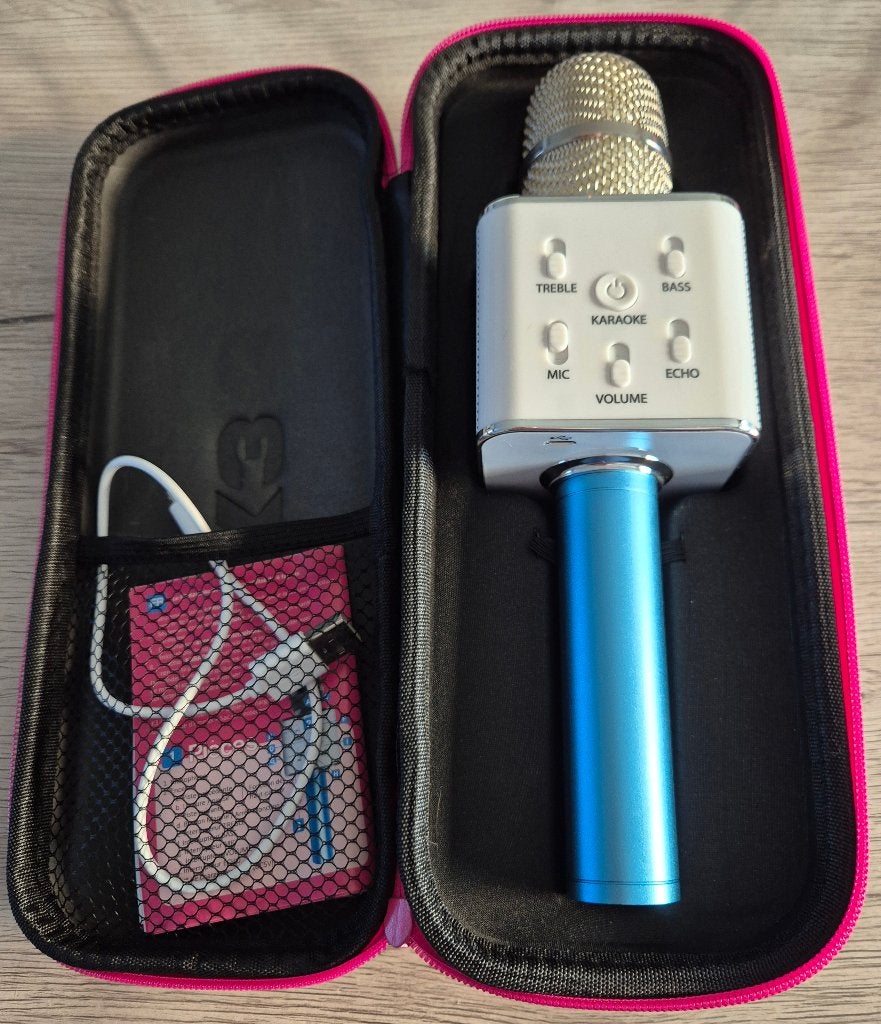 K3 Karaoke-microfoon met geluidseffecten en luidspreker, Kinderen en Baby's, Ophalen, Zo goed als nieuw, Jongen of Meisje