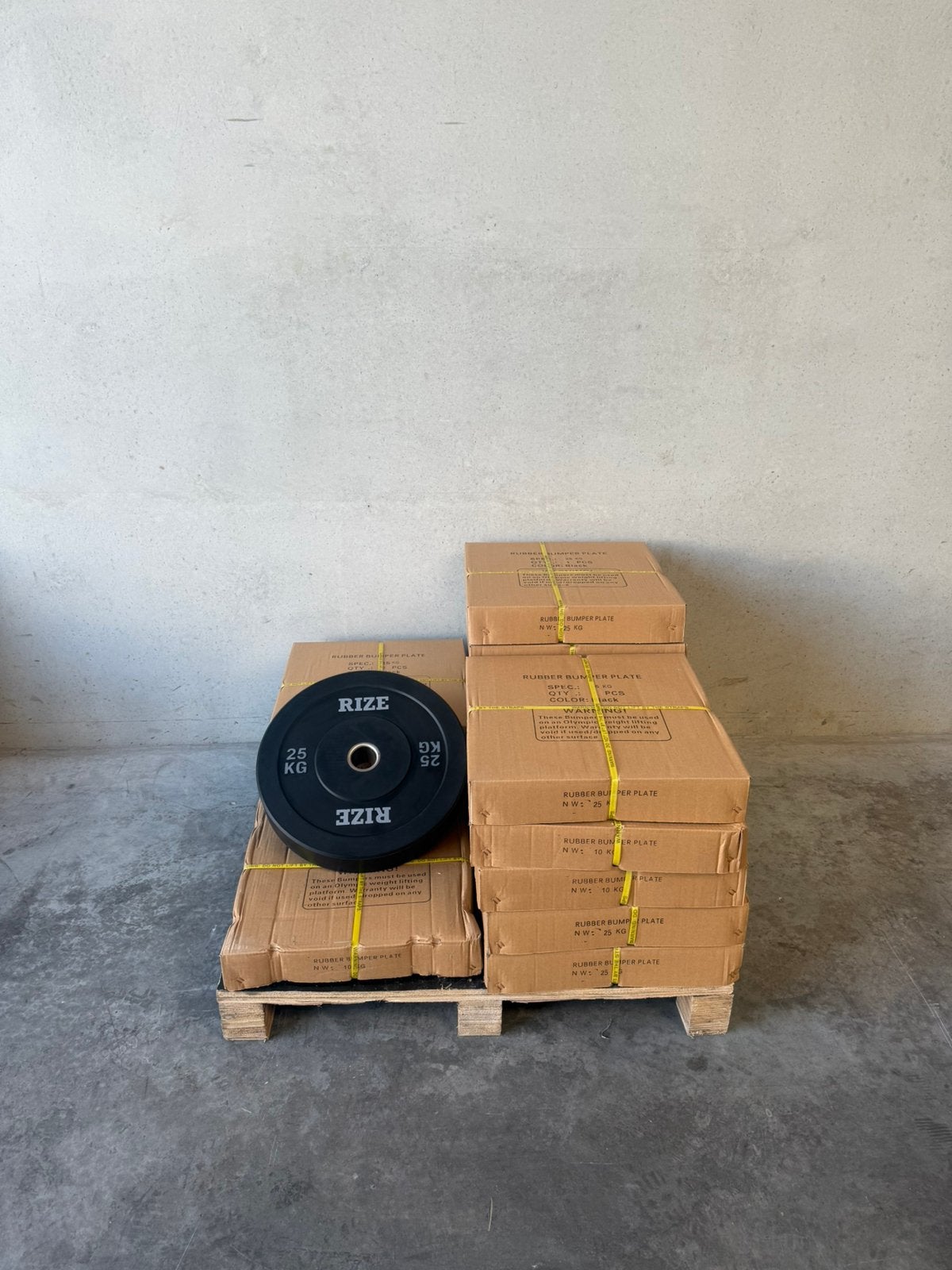 Lot Bumper plates 370kg, Ophalen, Nieuw
