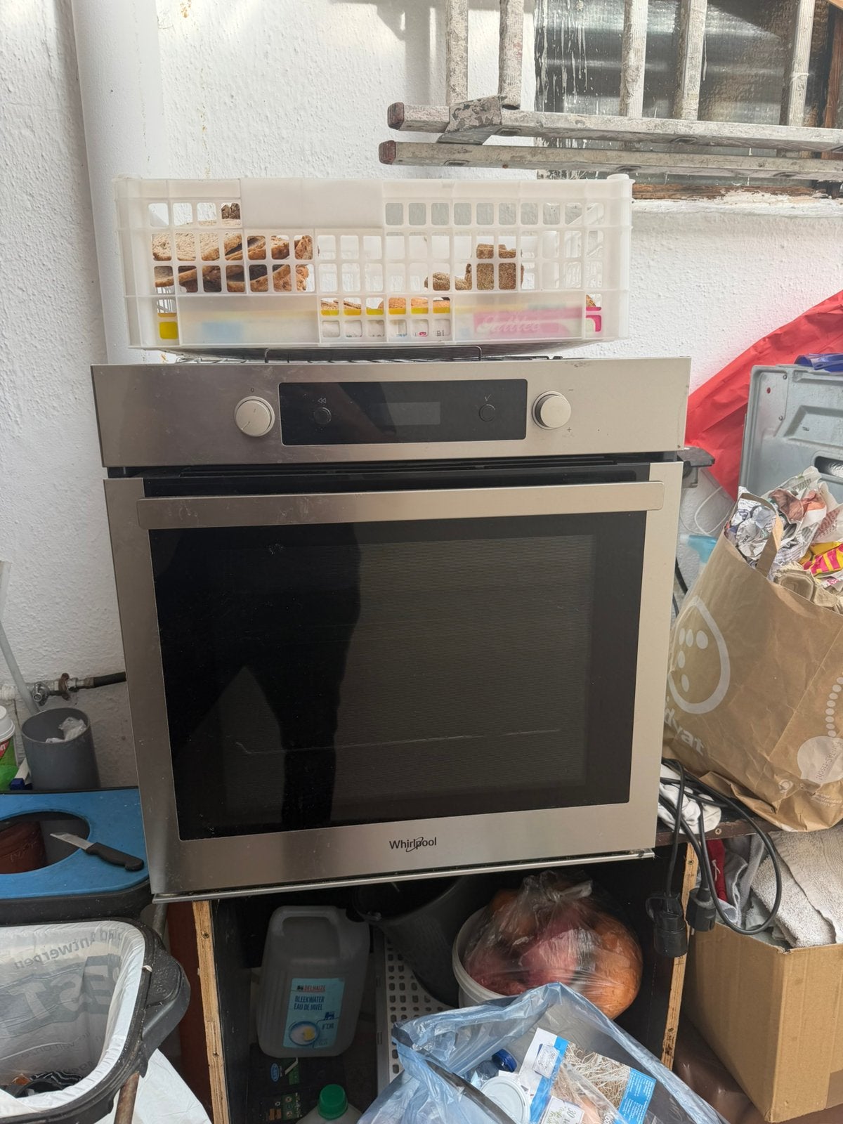 Whirlpool inbouwoven OAKZ9 156 P IX, werkt perfect, Ophalen, Zo goed als nieuw, Whirlpool