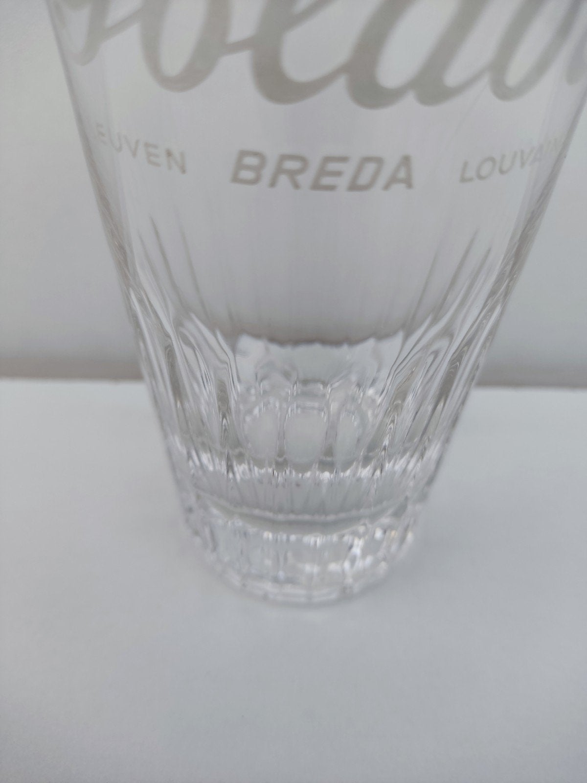 Vintage Goldor Bierglas – Leuven Breda Louvain (Jaren 50/60), Ophalen, Zo goed als nieuw, Bierglas