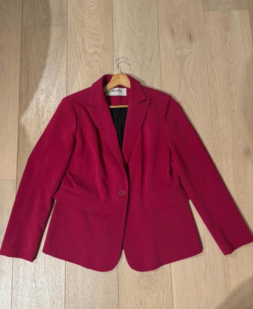 Blazer veste de tailleur burgundy woman, Taille 42/44 (L), Autres couleurs, Comme neuf, Enlèvement